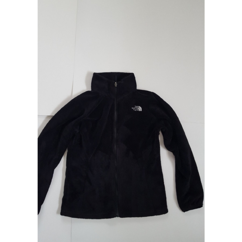 Girls' North face zip up fleece